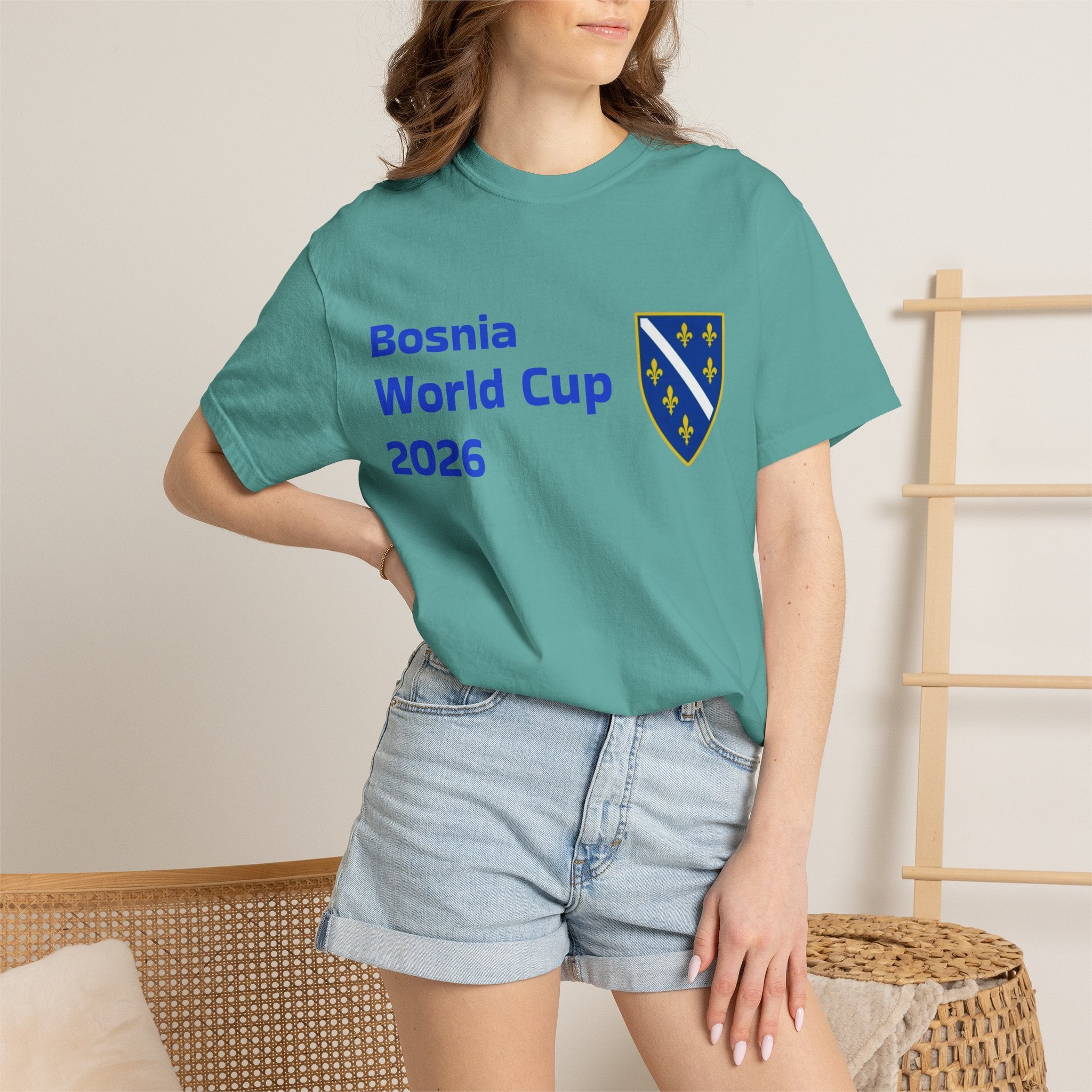 Bosnia World Cup 2026 T-Shirt — Bosnia Crest Soccer Fan Tee