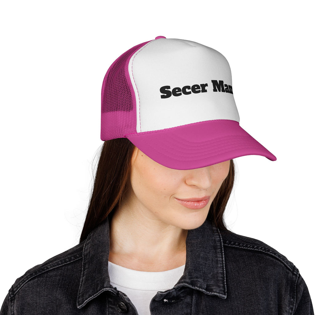 Secer Mama Trucker Hat — Funny Retro Mesh Cap for Moms