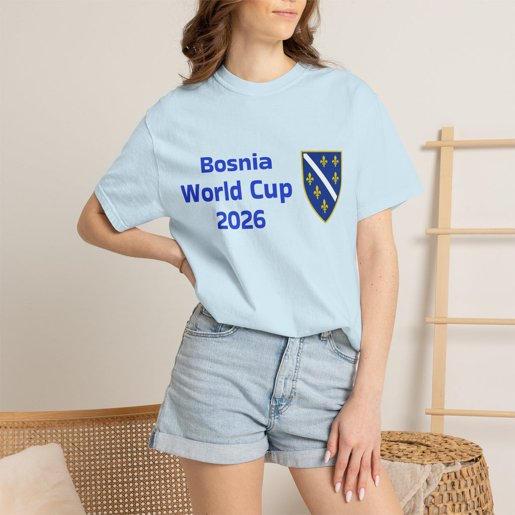 Bosnia World Cup 2026 T-Shirt — Bosnia Crest Soccer Fan Tee