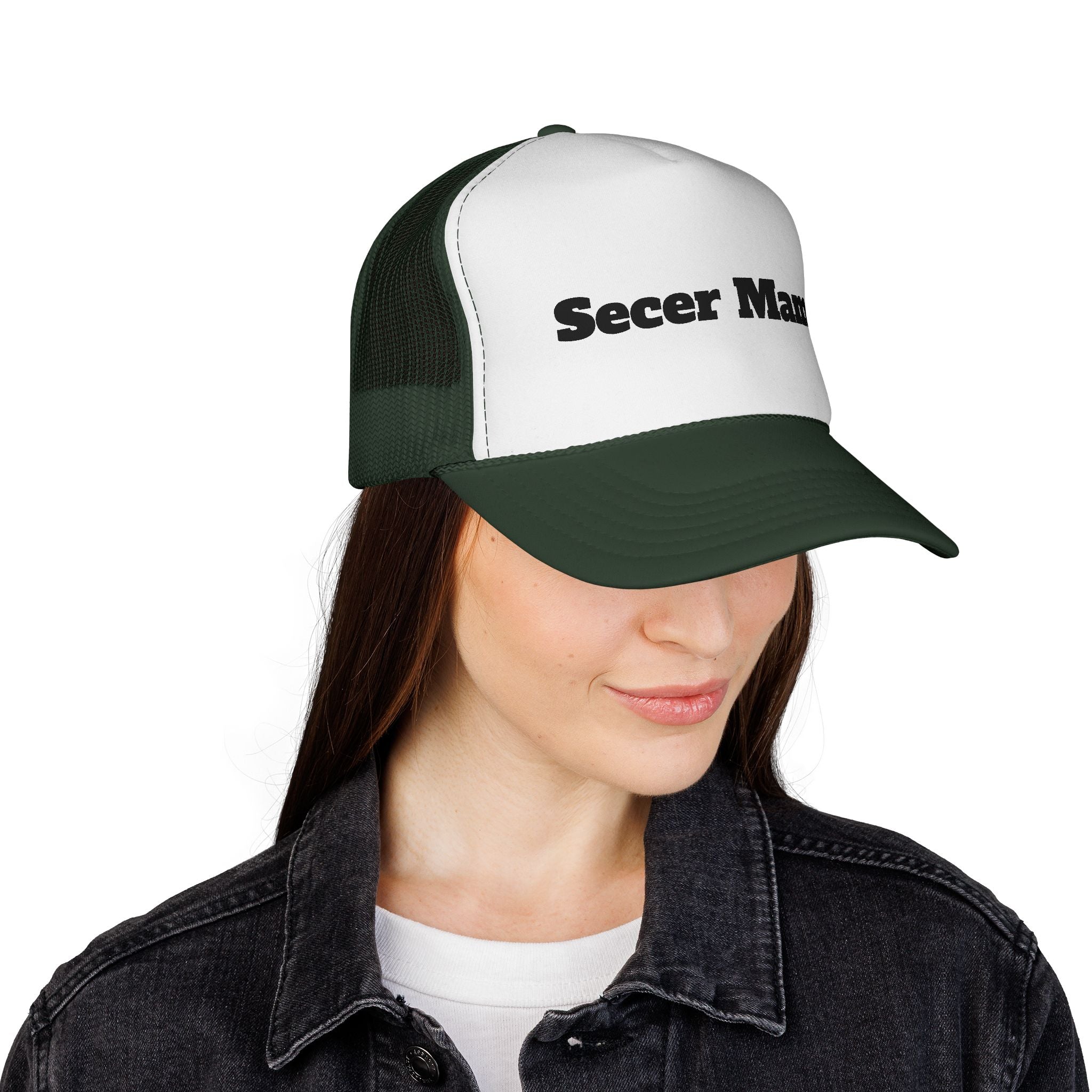 Secer Mama Trucker Hat — Funny Retro Mesh Cap for Moms