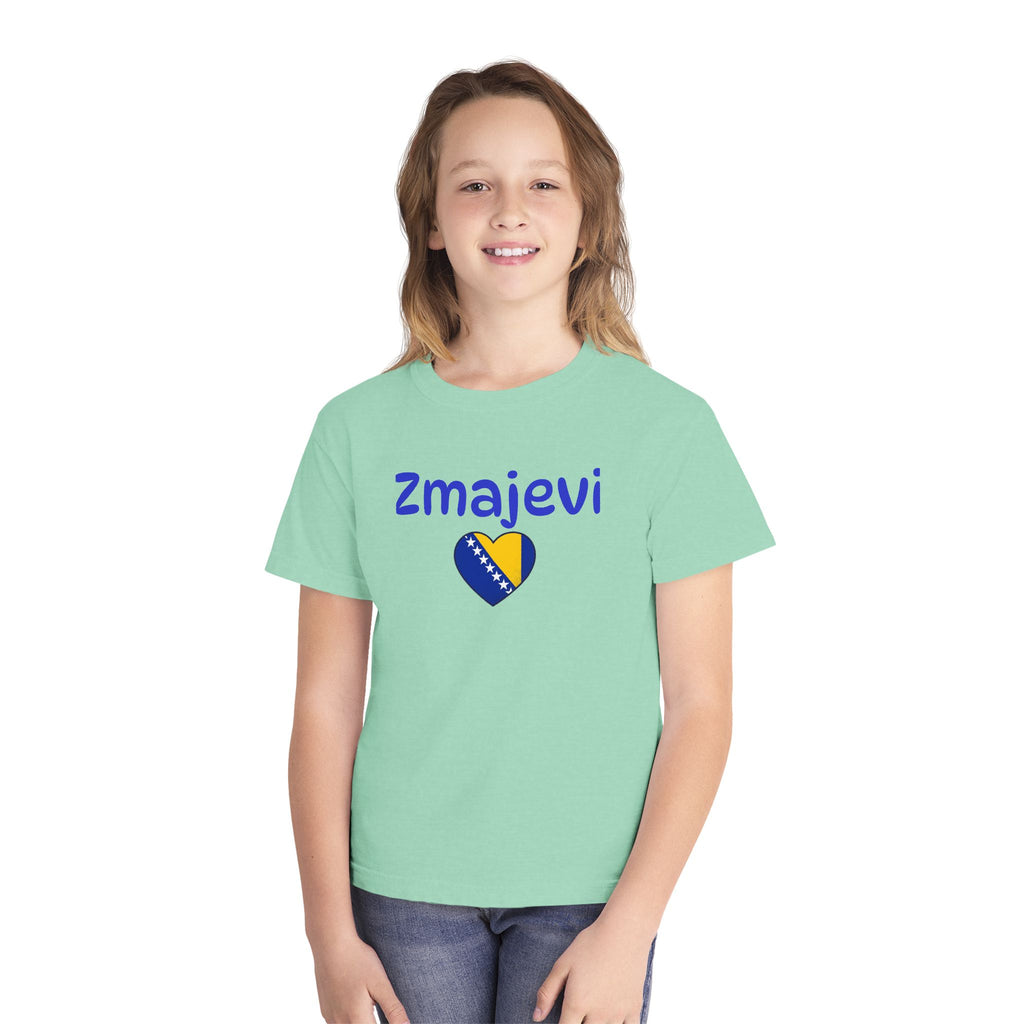 Youth Tee — "Zmajevi" Bosnia Heart Kids T-shirt