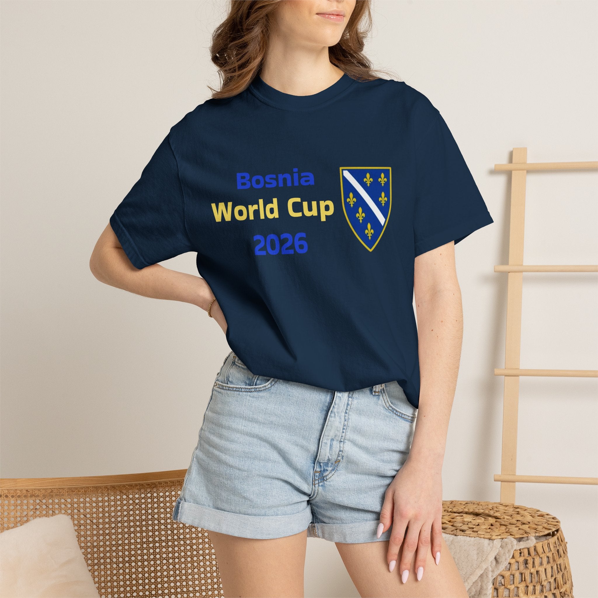Bosnia World Cup 2026 T-Shirt – Bosnia Crest Soccer Fan Tee