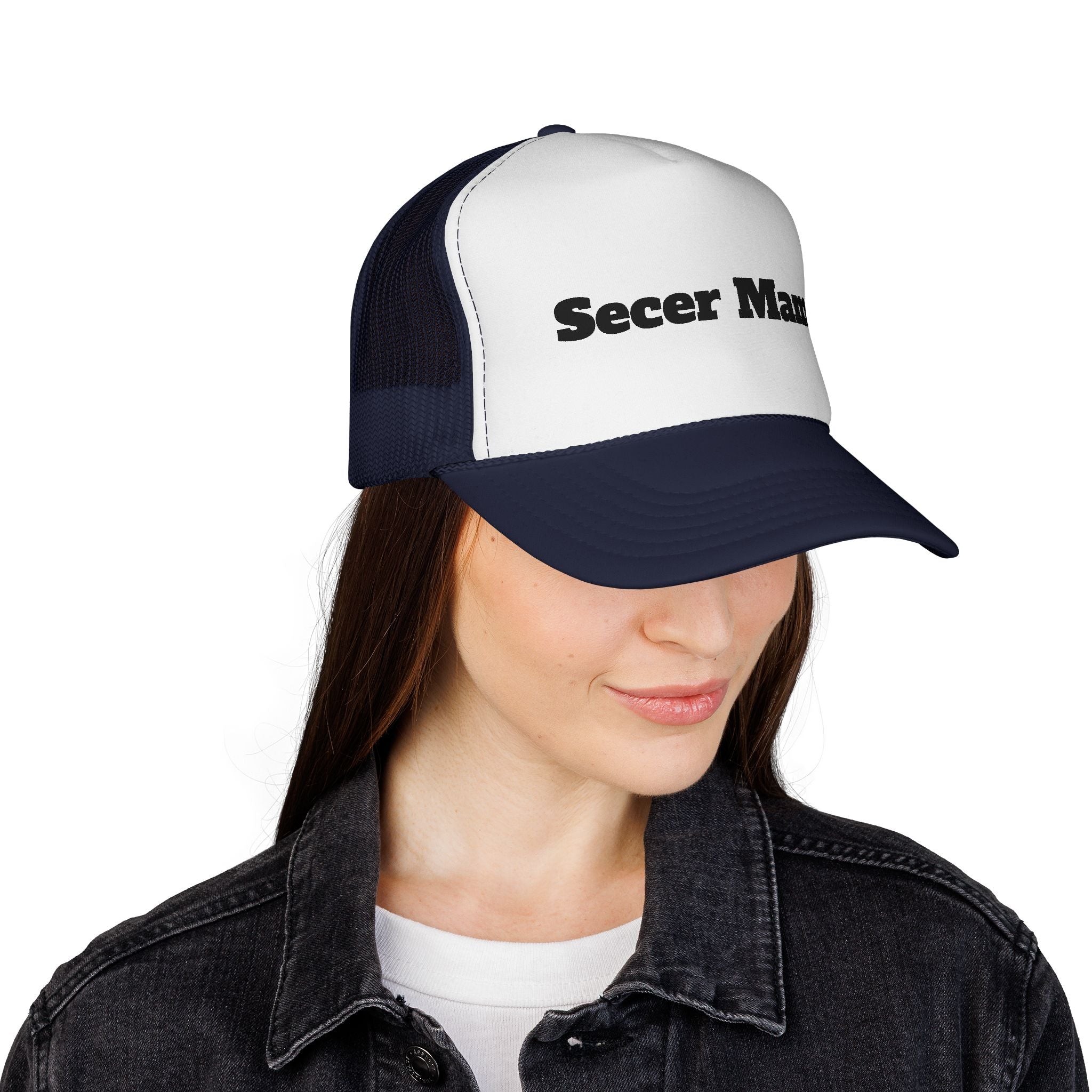 Secer Mama Trucker Hat — Funny Retro Mesh Cap for Moms