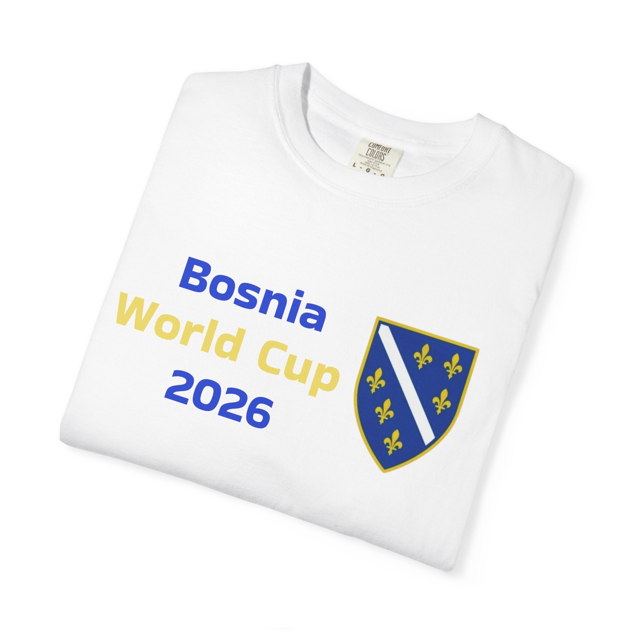 Bosnia World Cup 2026 T-Shirt – Bosnia Crest Soccer Fan Tee
