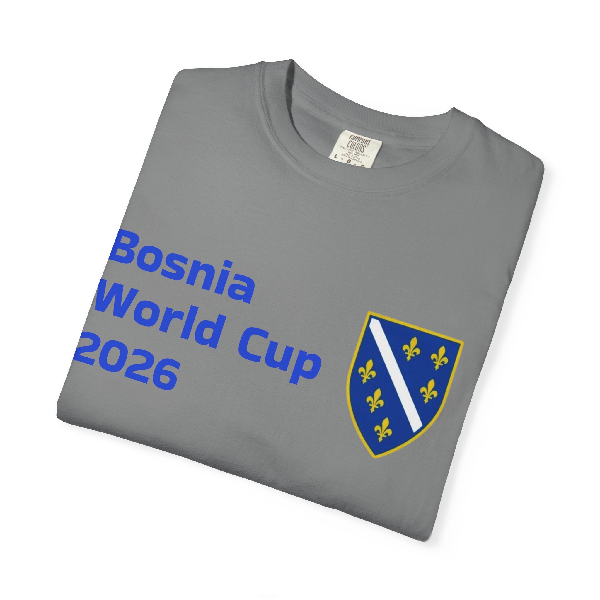Bosnia World Cup 2026 T-Shirt — Bosnia Crest Soccer Fan Tee