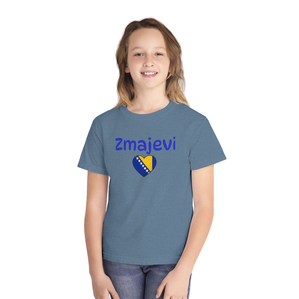 Youth Tee — "Zmajevi" Bosnia Heart Kids T-shirt