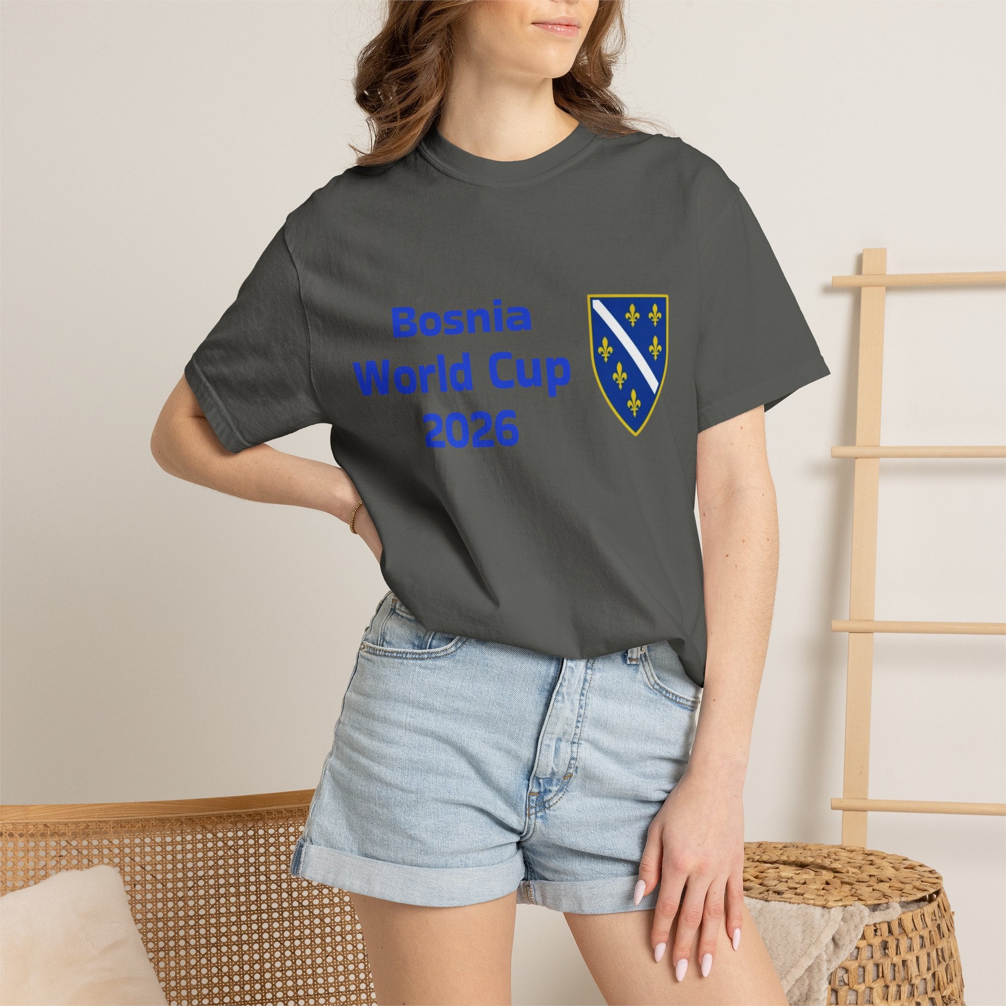 Bosnia World Cup 2026 T-Shirt — Bosnia Crest Soccer Fan Tee