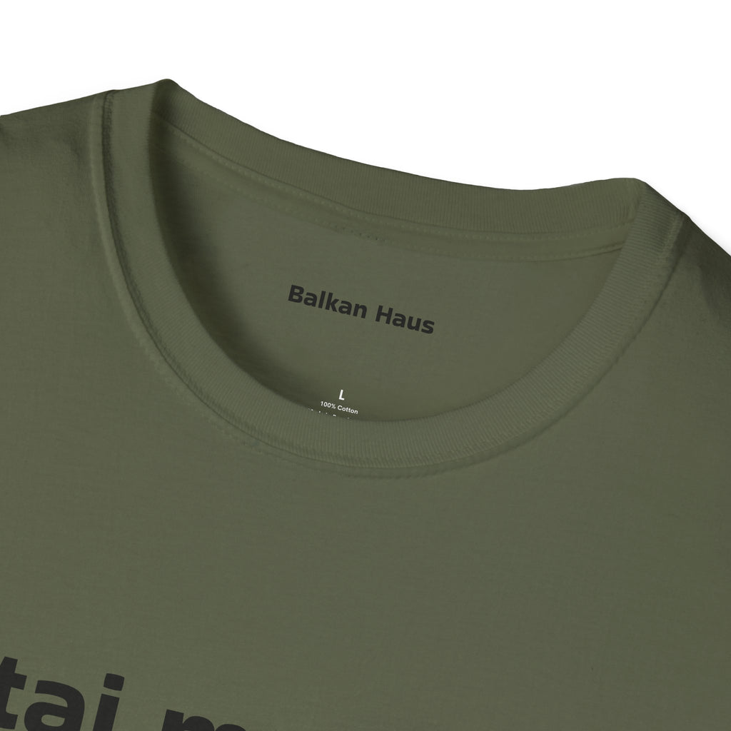 'Giftaj me beboo' Balkan Haus T-Shirt — Funny Bosnian Phrase Tee