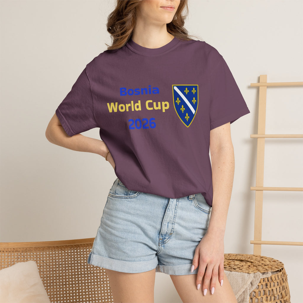 Bosnia World Cup 2026 T-Shirt – Bosnia Crest Soccer Fan Tee