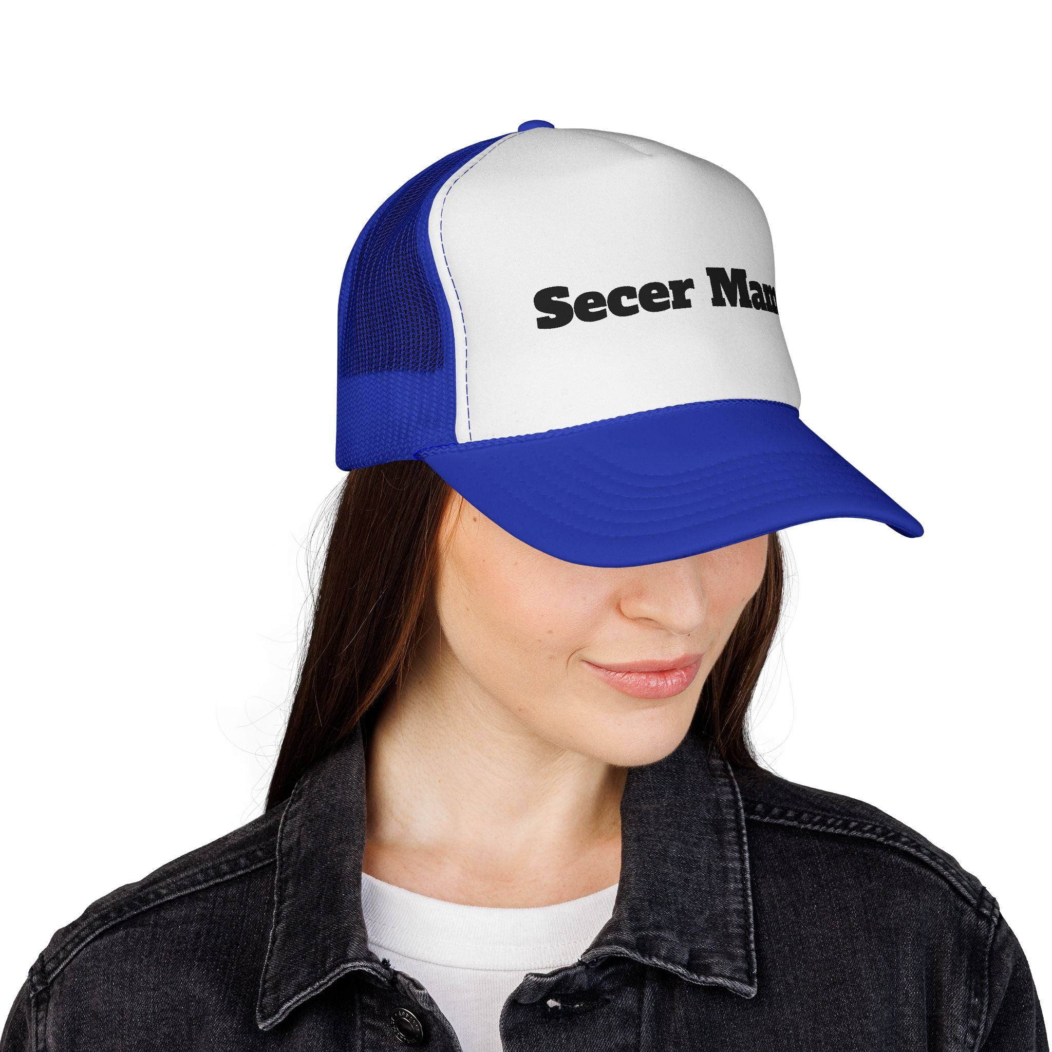 Secer Mama Trucker Hat — Funny Retro Mesh Cap for Moms