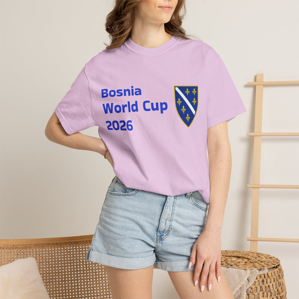 Bosnia World Cup 2026 T-Shirt — Bosnia Crest Soccer Fan Tee