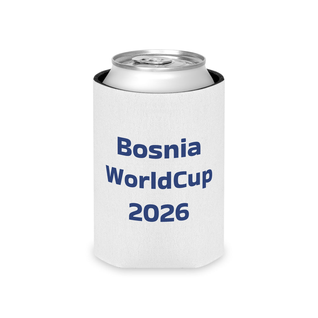 Bosnia World Cup Can Cooler – Flag Design 2026 Soccer Drink Koozie