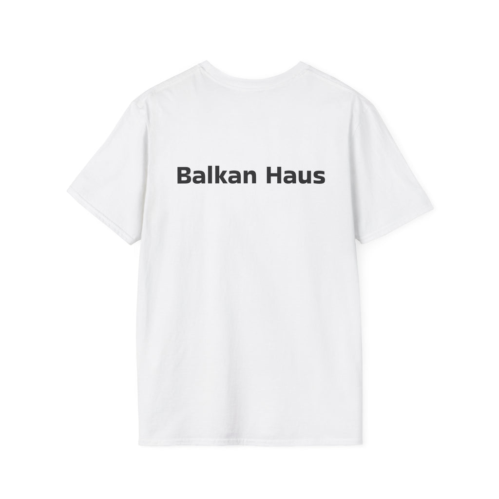 'Giftaj me beboo' Balkan Haus T-Shirt — Funny Bosnian Phrase Tee