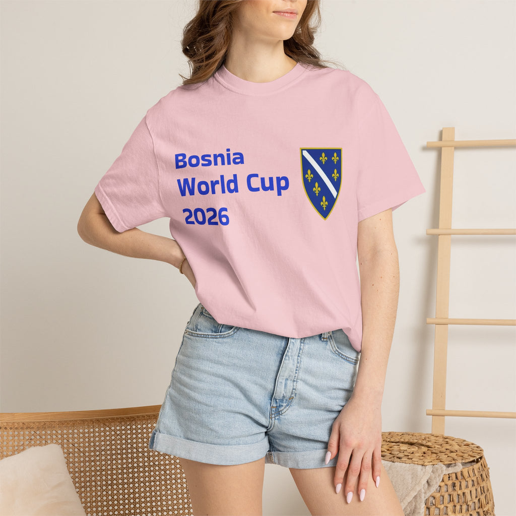 Bosnia World Cup 2026 T-Shirt — Bosnia Crest Soccer Fan Tee