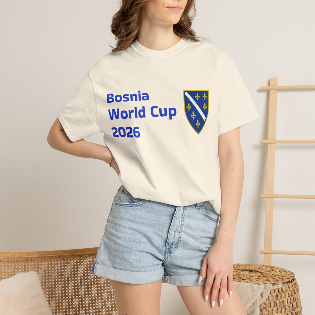Bosnia World Cup 2026 T-Shirt — Bosnia Crest Soccer Fan Tee
