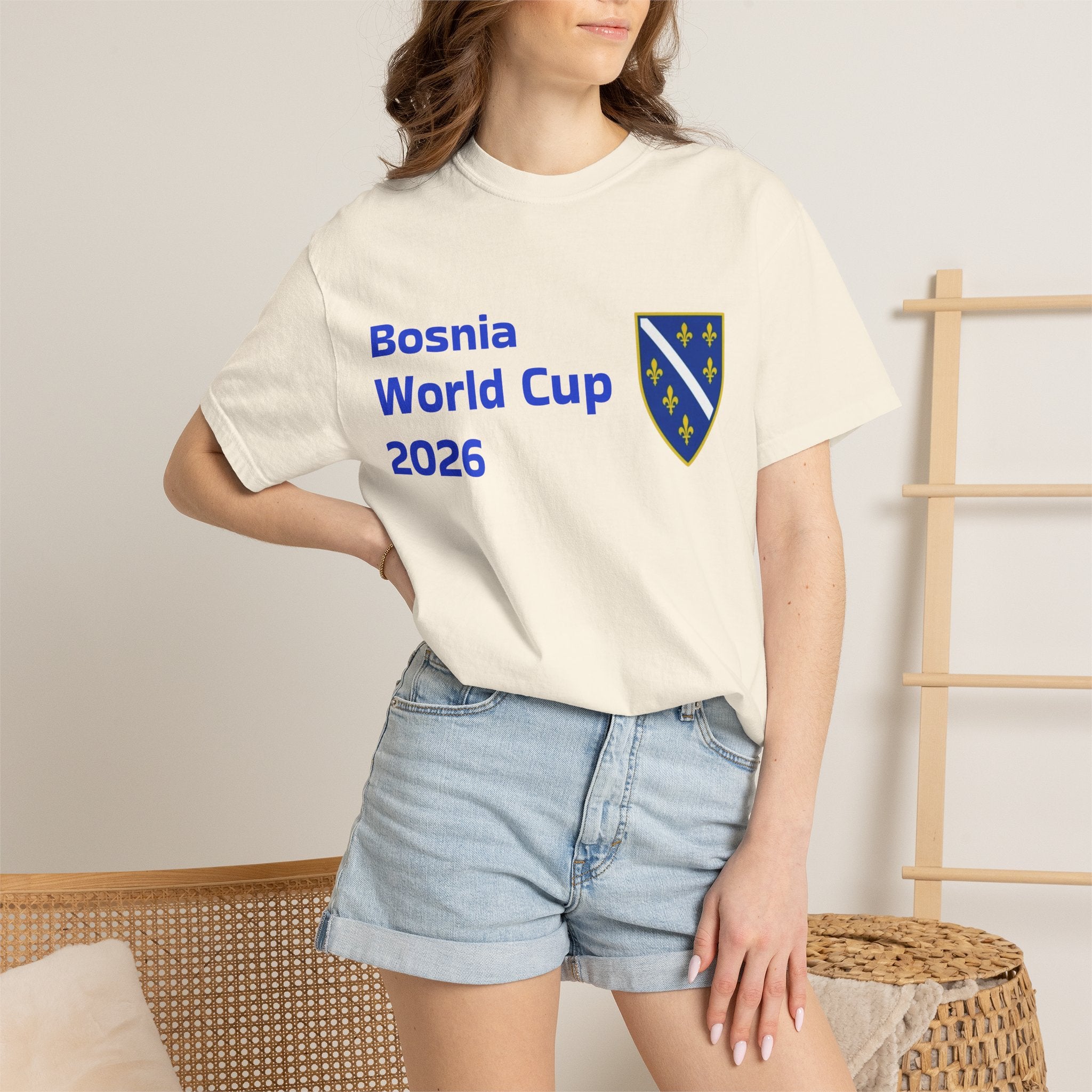 Bosnia World Cup 2026 T-Shirt — Bosnia Crest Soccer Fan Tee