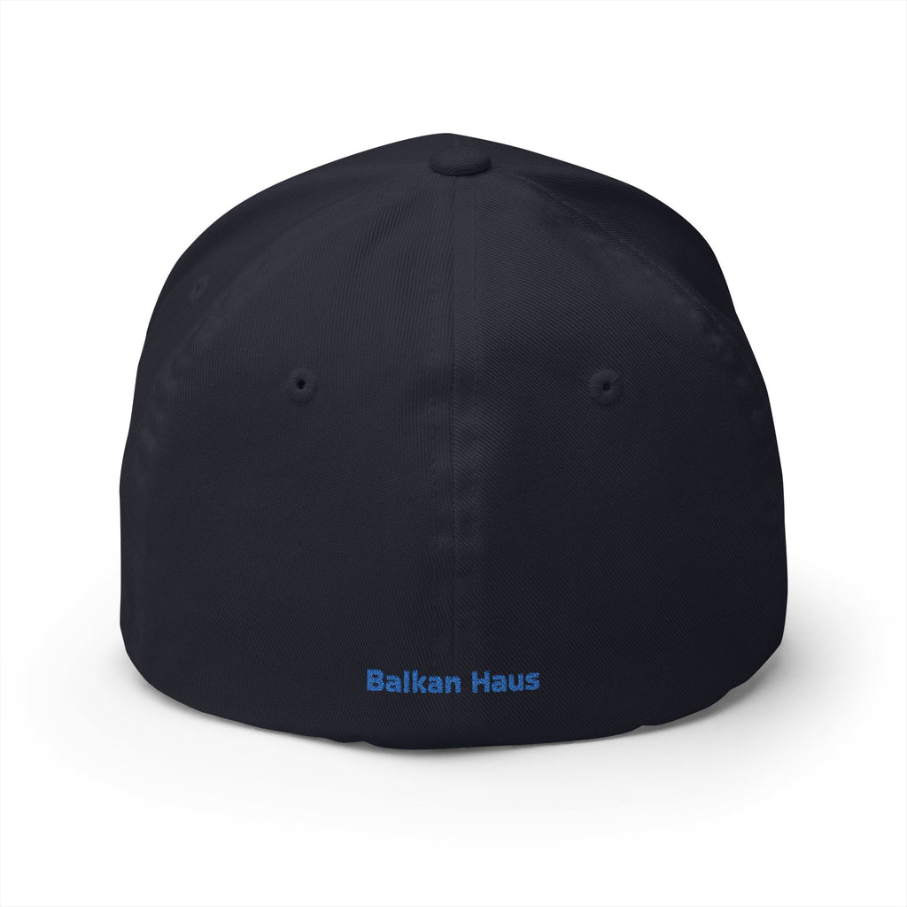Bosnia Flag Embroidered Cap — Balkan Haus Closed‑Back Baseball Hat