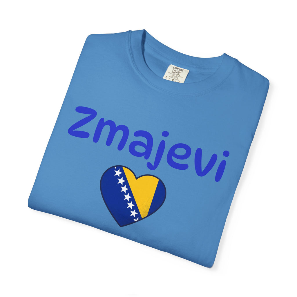 Zmajevi Heart T-Shirt – Bosnian Flag Pride Tee (Balkan Haus)