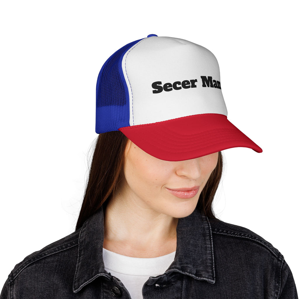 Secer Mama Trucker Hat — Funny Retro Mesh Cap for Moms