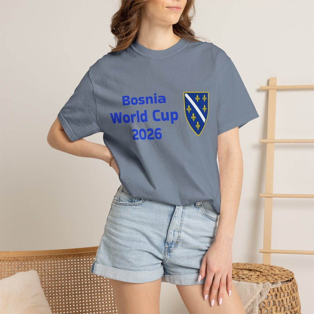 Bosnia World Cup 2026 T-Shirt — Bosnia Crest Soccer Fan Tee