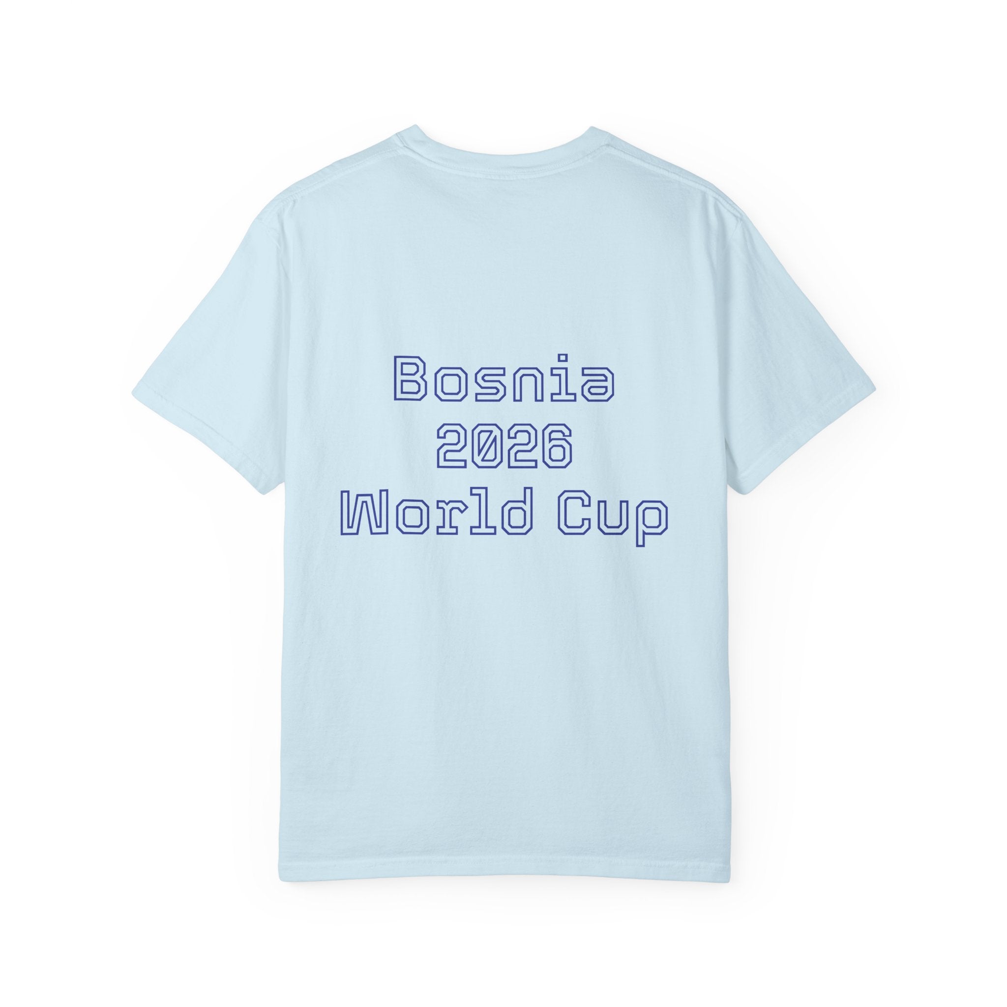 Bosnia 2026 World Cup T-Shirt — Heart Flag Soccer Fan Tee