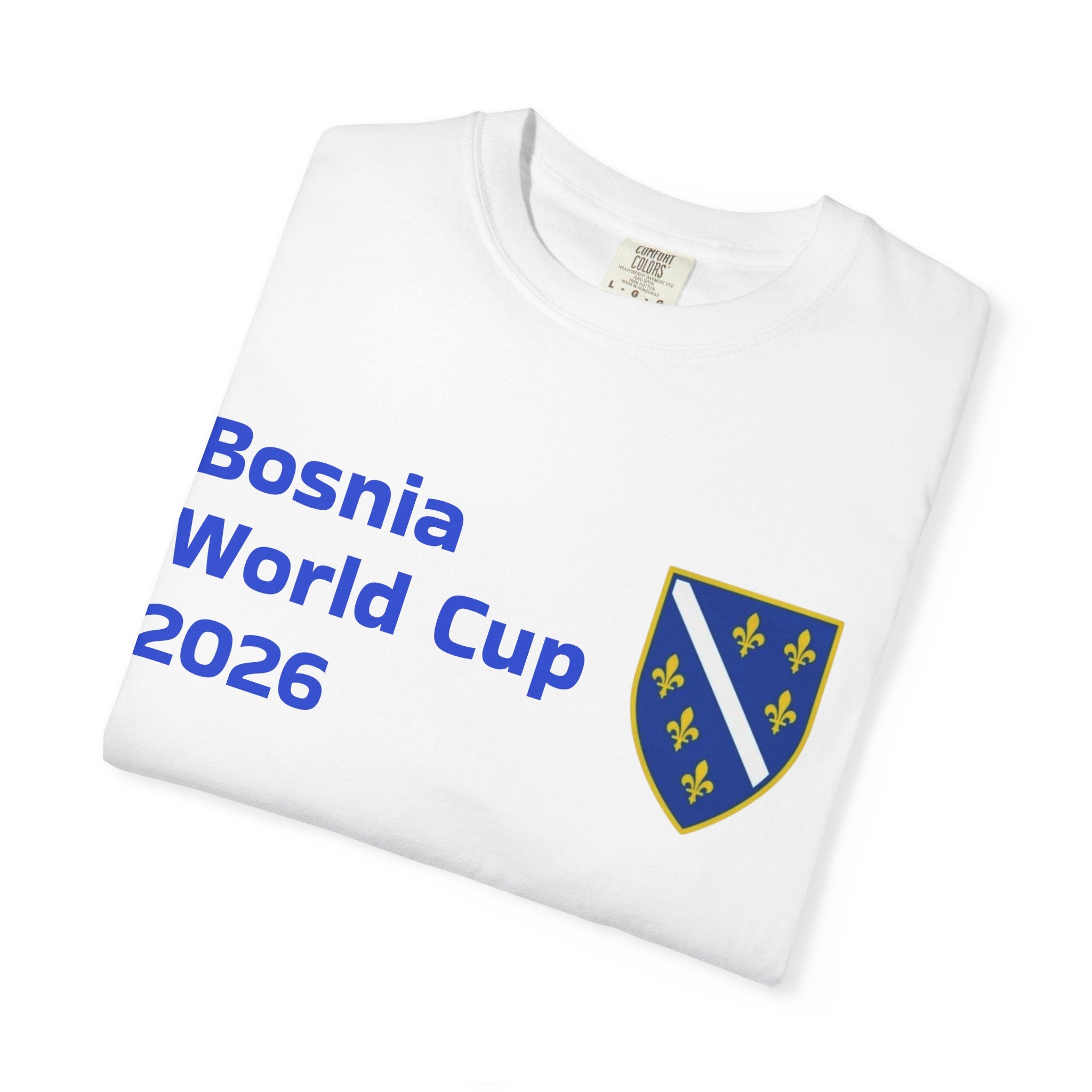 Bosnia World Cup 2026 T-Shirt — Bosnia Crest Soccer Fan Tee