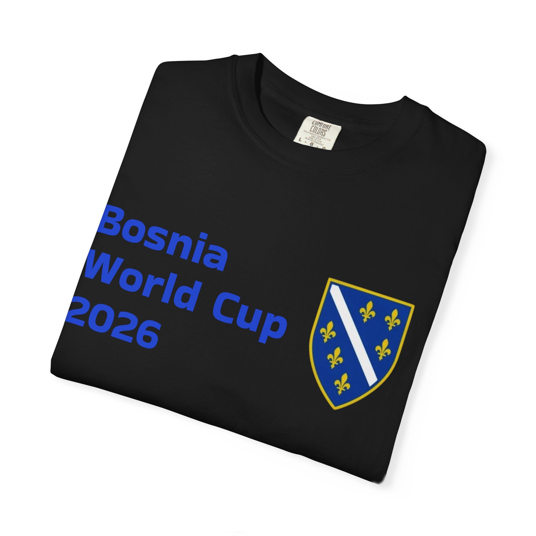 Bosnia World Cup 2026 T-Shirt — Bosnia Crest Soccer Fan Tee