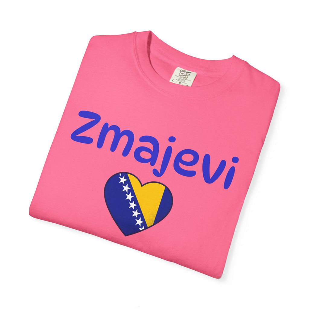 Zmajevi Heart T-Shirt – Bosnian Flag Pride Tee (Balkan Haus)