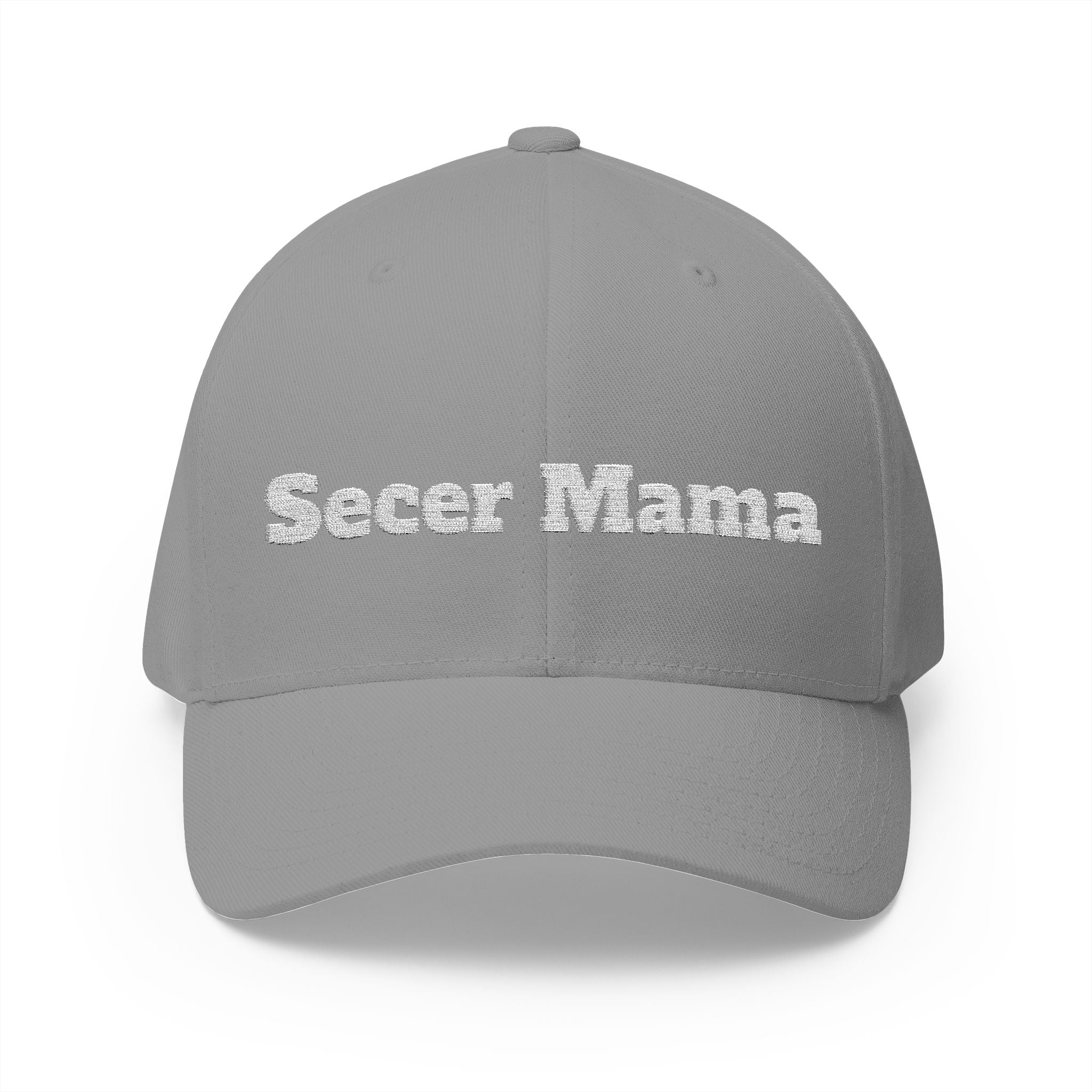 Embroidered "Secer Mama" Closed-Back Cap — Balkan Haus Mom Hat
