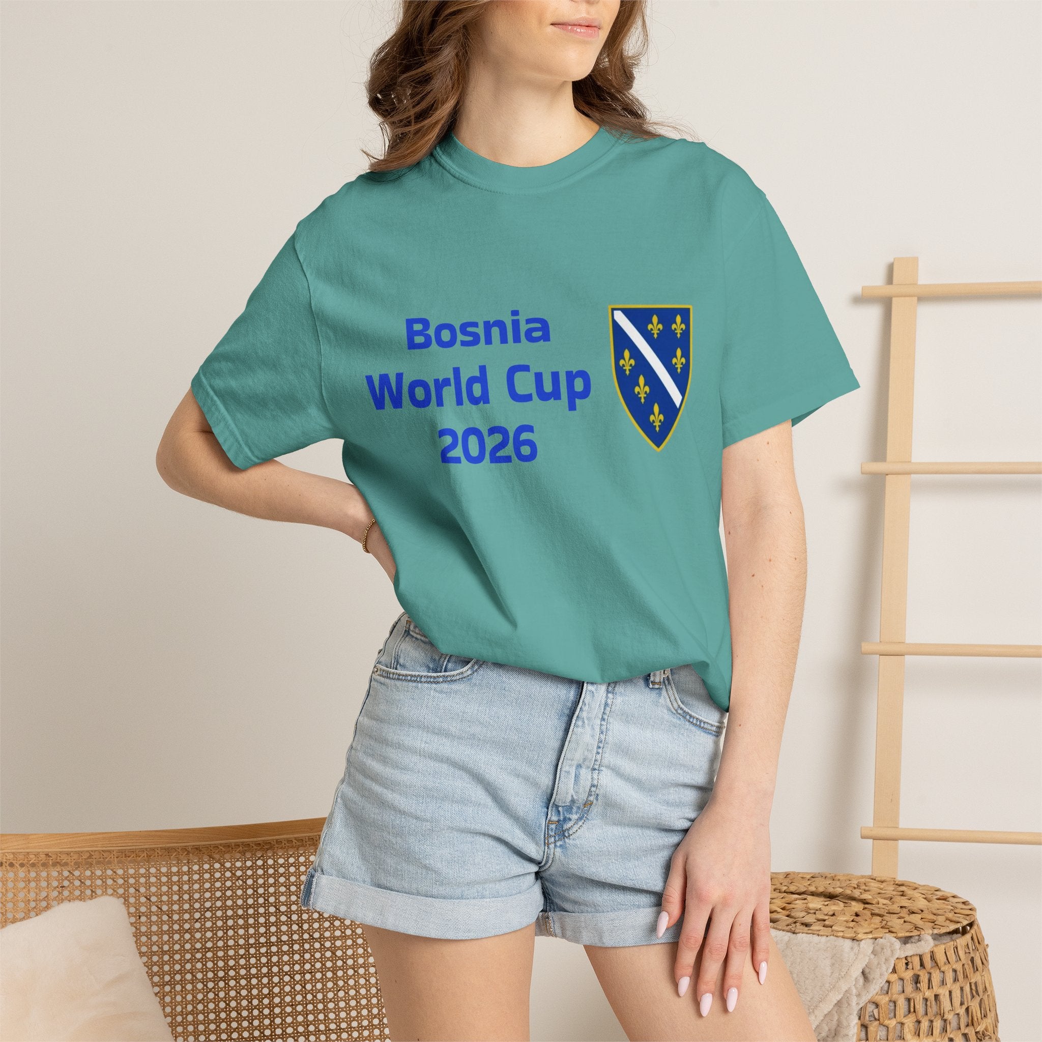 Bosnia World Cup 2026 T-Shirt — Bosnia Crest Soccer Fan Tee