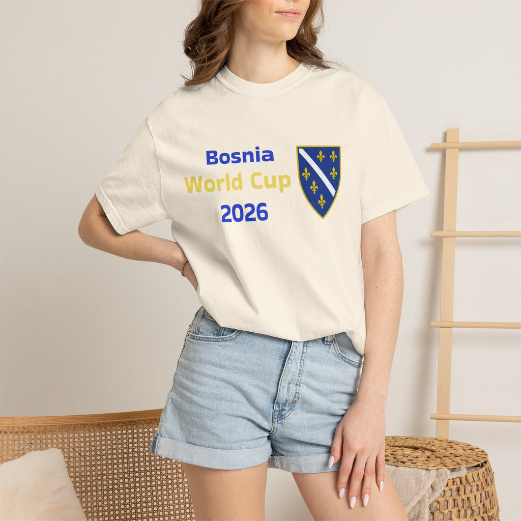 Bosnia World Cup 2026 T-Shirt – Bosnia Crest Soccer Fan Tee