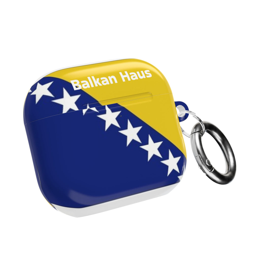 Bosnia Flag AirPod Case — Balkan Haus Protective Wireless Earbud Cover