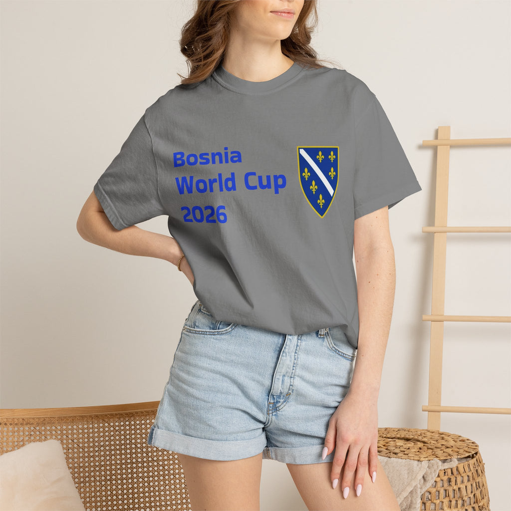 Bosnia World Cup 2026 T-Shirt — Bosnia Crest Soccer Fan Tee