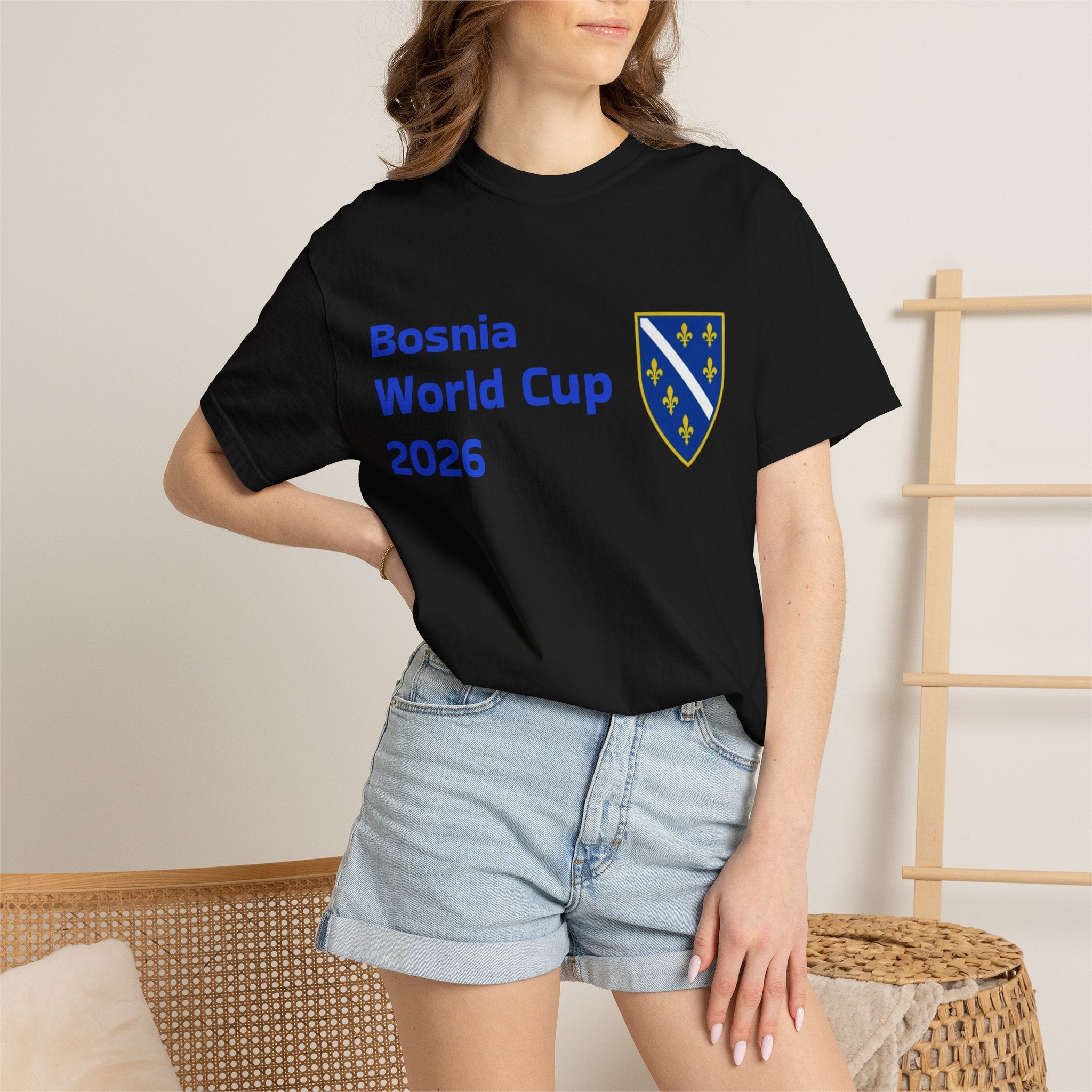 Bosnia World Cup 2026 T-Shirt — Bosnia Crest Soccer Fan Tee