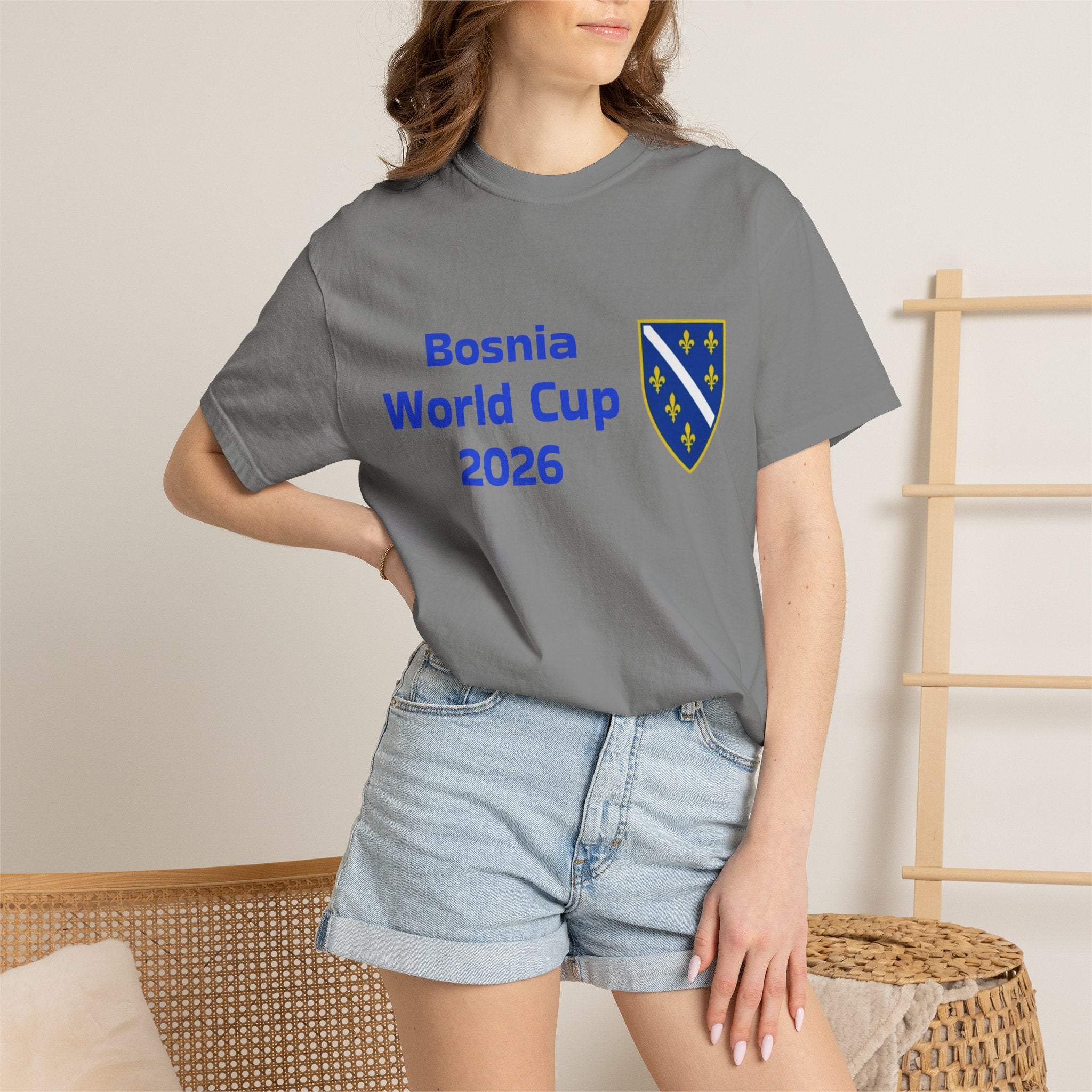 Bosnia World Cup 2026 T-Shirt — Bosnia Crest Soccer Fan Tee