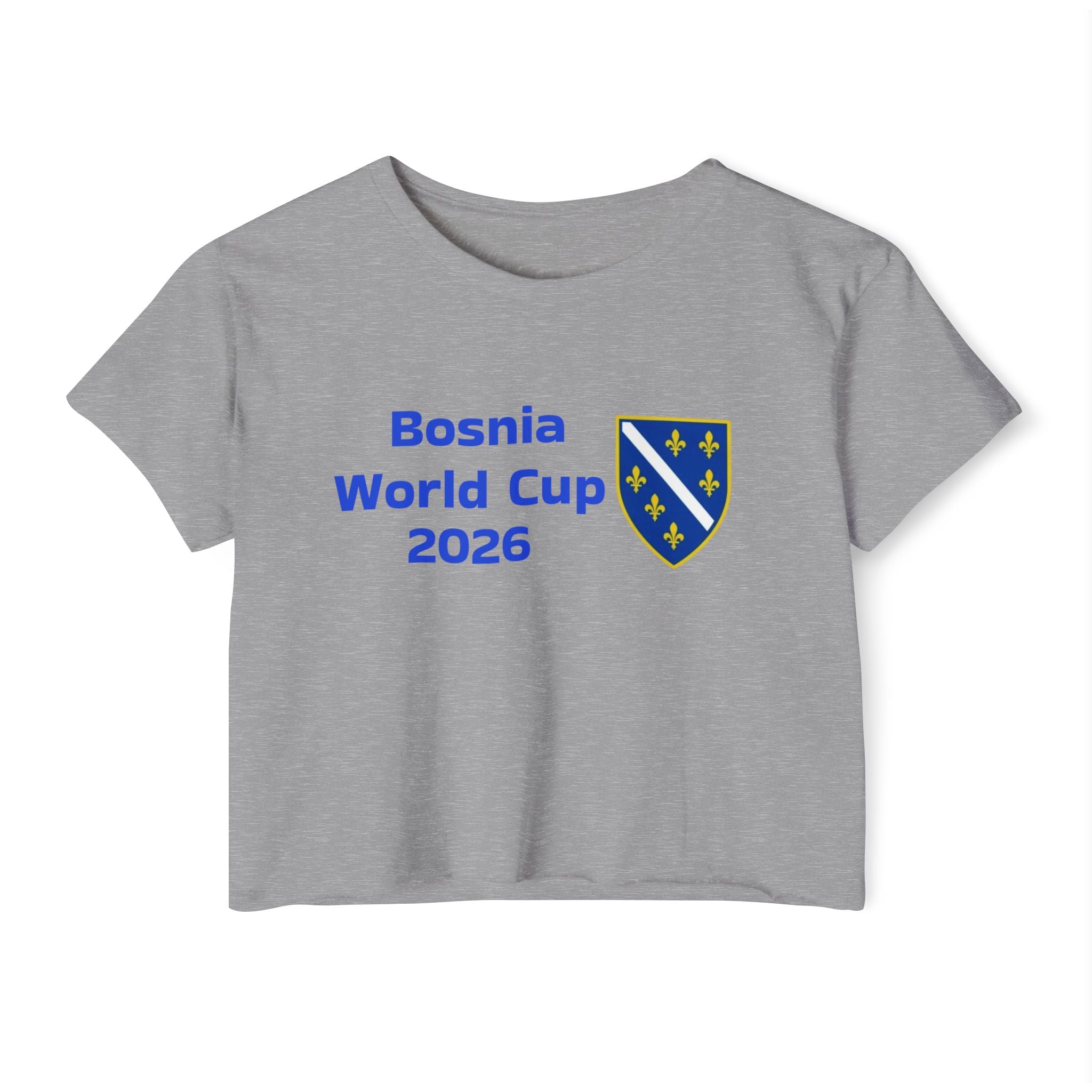 Bosnia World Cup 2026 Crop Top — Balkan Haus Festival Tee