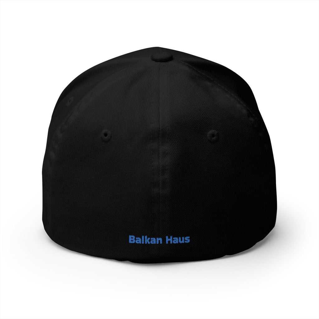 Bosnia Flag Embroidered Cap — Balkan Haus Closed‑Back Baseball Hat