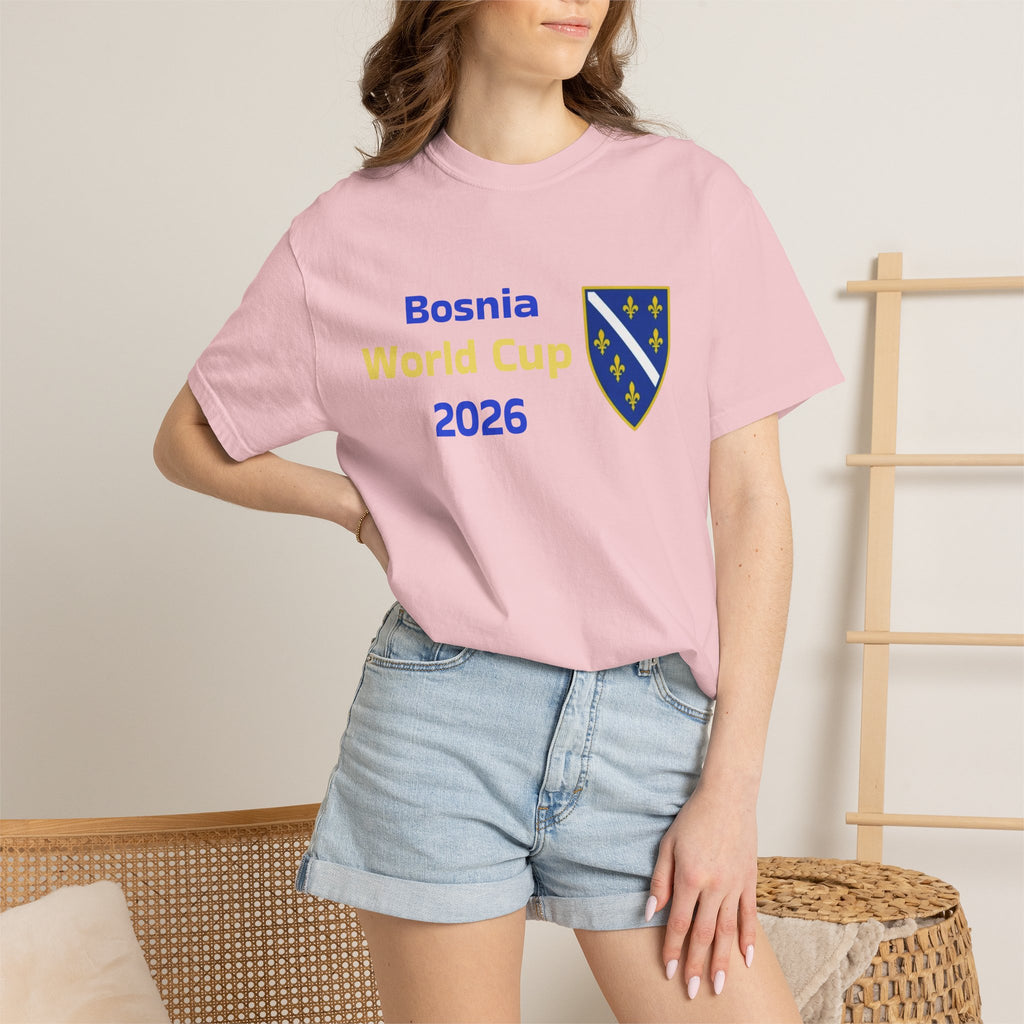 Bosnia World Cup 2026 T-Shirt – Bosnia Crest Soccer Fan Tee
