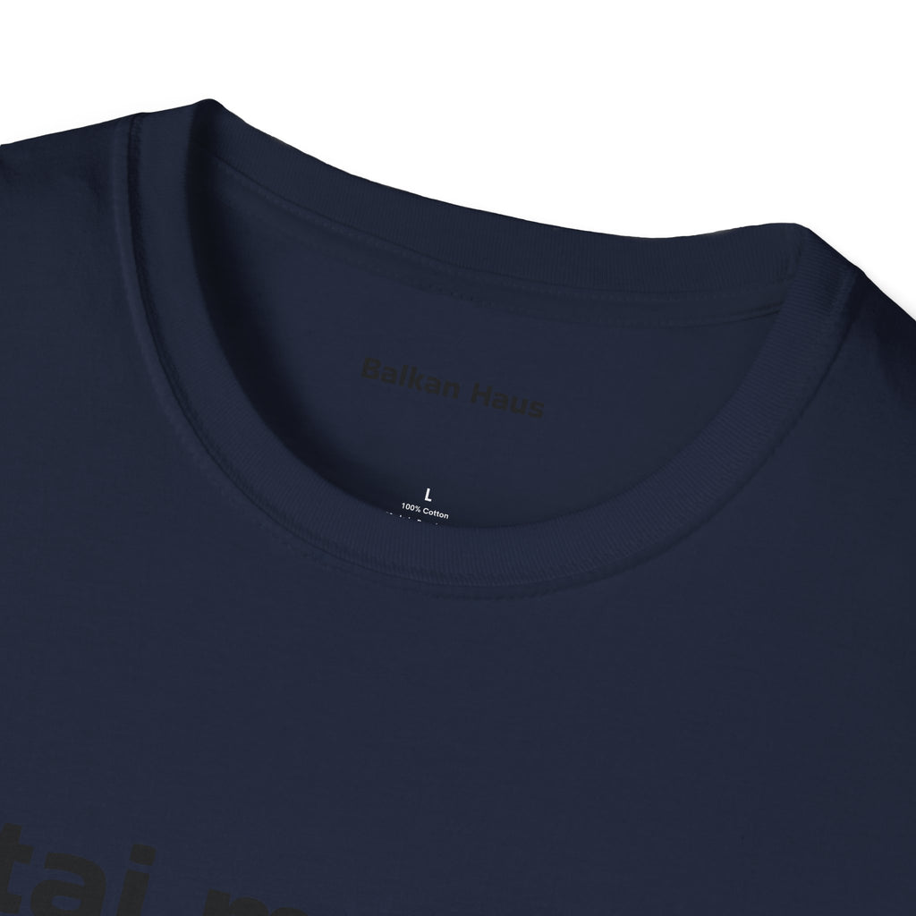 'Giftaj me beboo' Balkan Haus T-Shirt — Funny Bosnian Phrase Tee