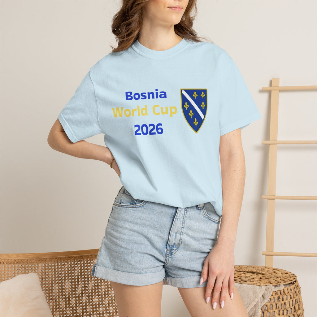 Bosnia World Cup 2026 T-Shirt – Bosnia Crest Soccer Fan Tee