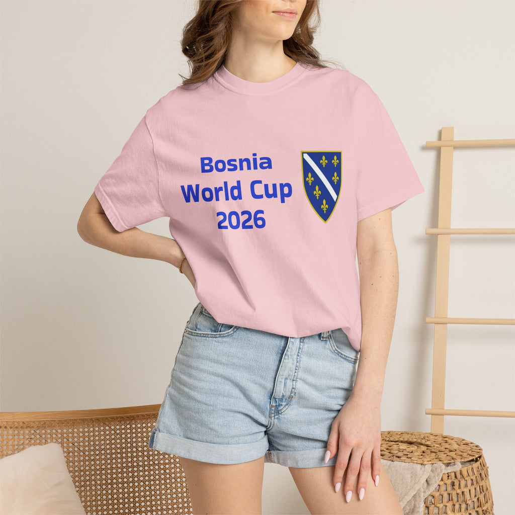 Bosnia World Cup 2026 T-Shirt — Bosnia Crest Soccer Fan Tee