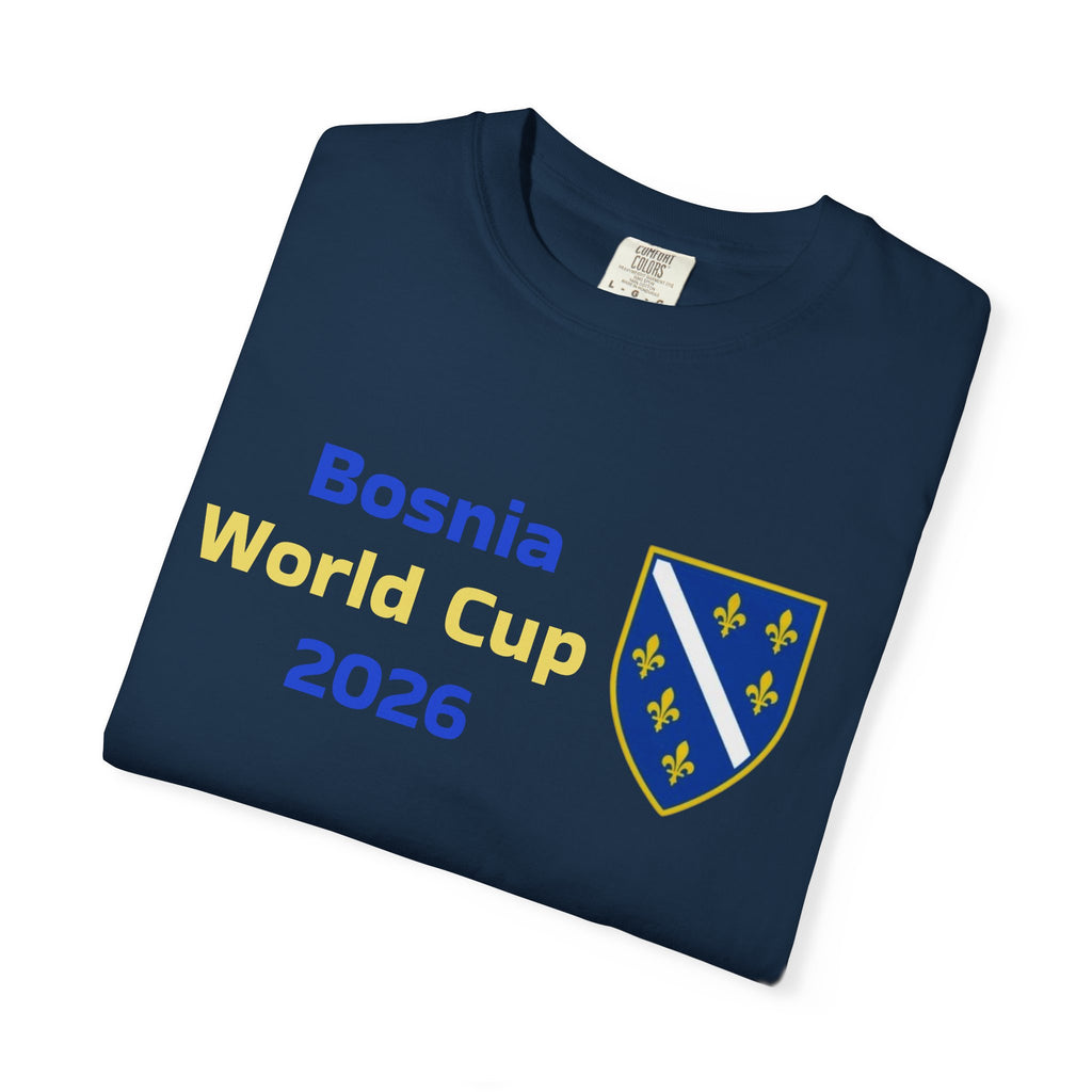 Bosnia World Cup 2026 T-Shirt – Bosnia Crest Soccer Fan Tee