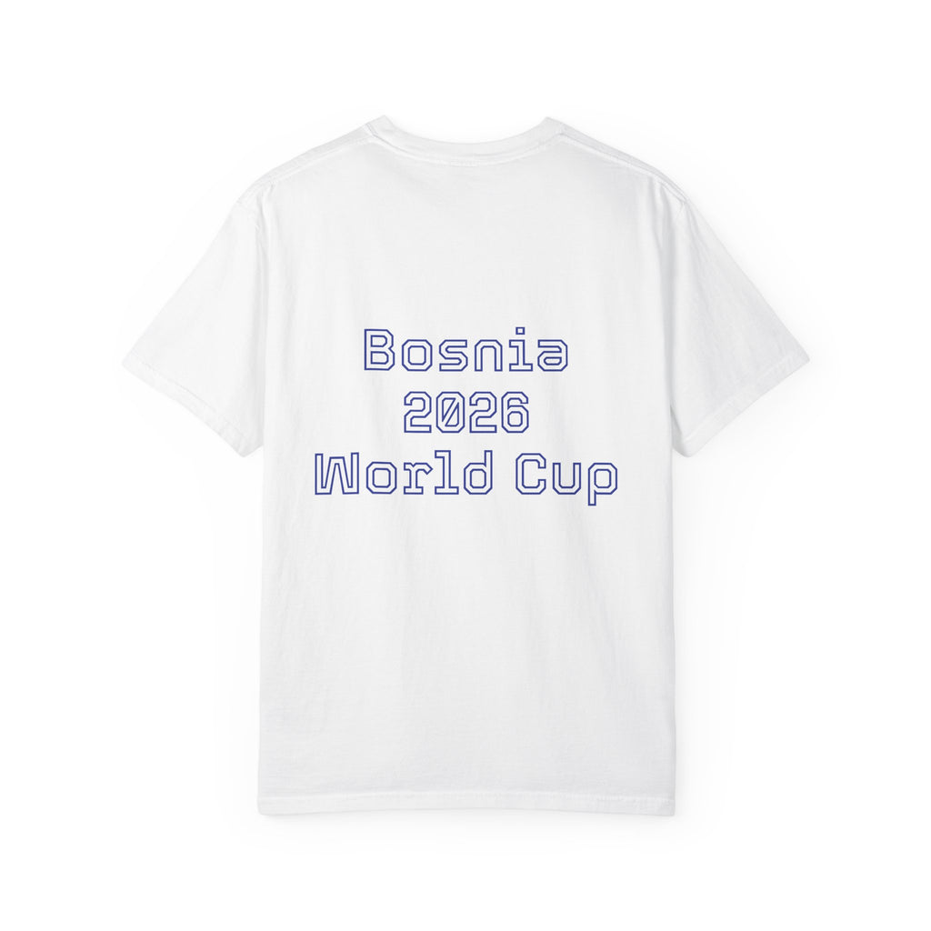 Bosnia 2026 World Cup T-Shirt — Heart Flag Soccer Fan Tee