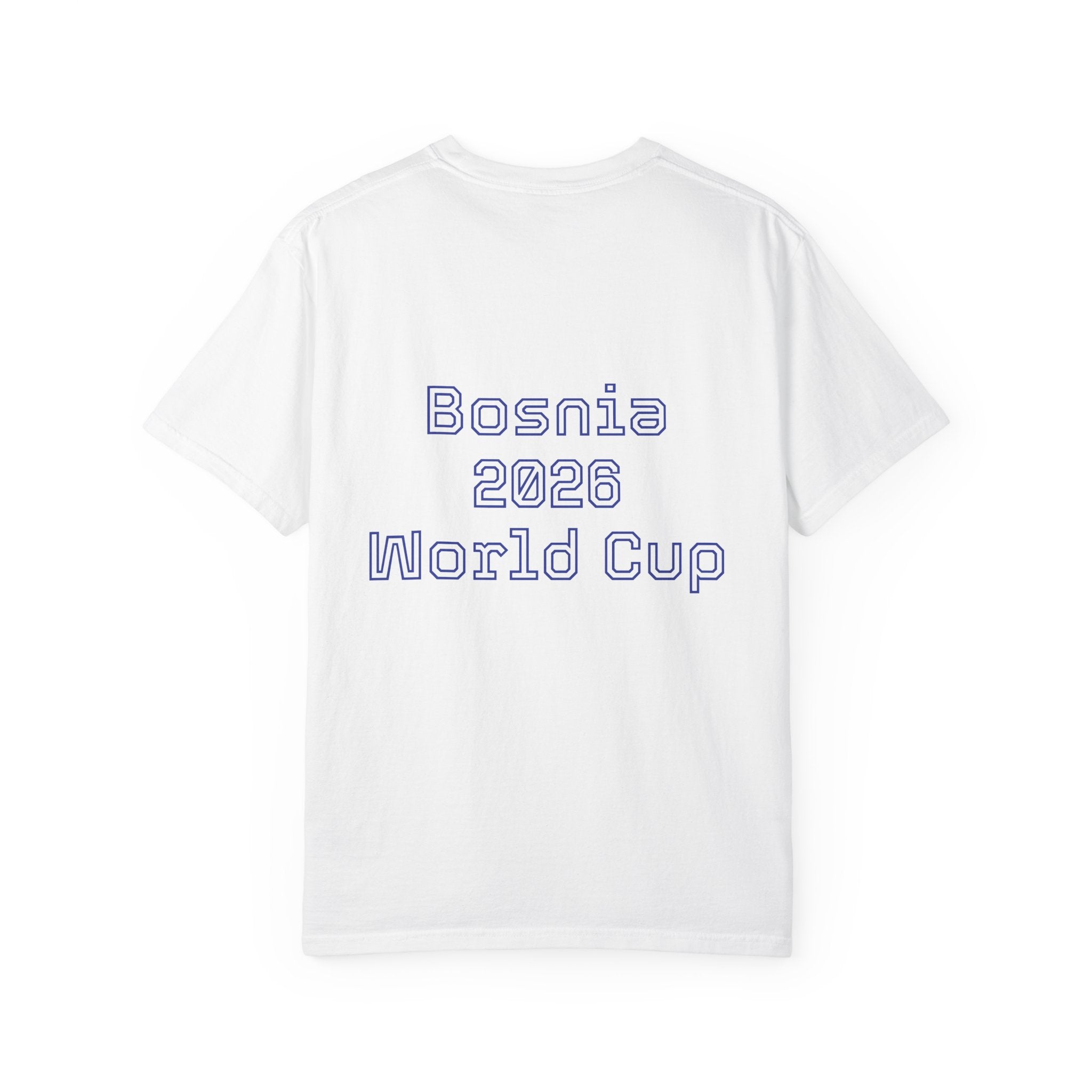 Bosnia 2026 World Cup T-Shirt — Heart Flag Soccer Fan Tee