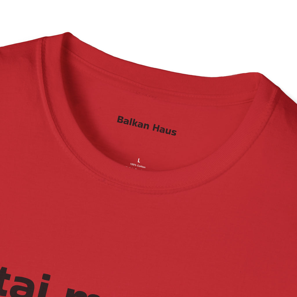 'Giftaj me beboo' Balkan Haus T-Shirt — Funny Bosnian Phrase Tee