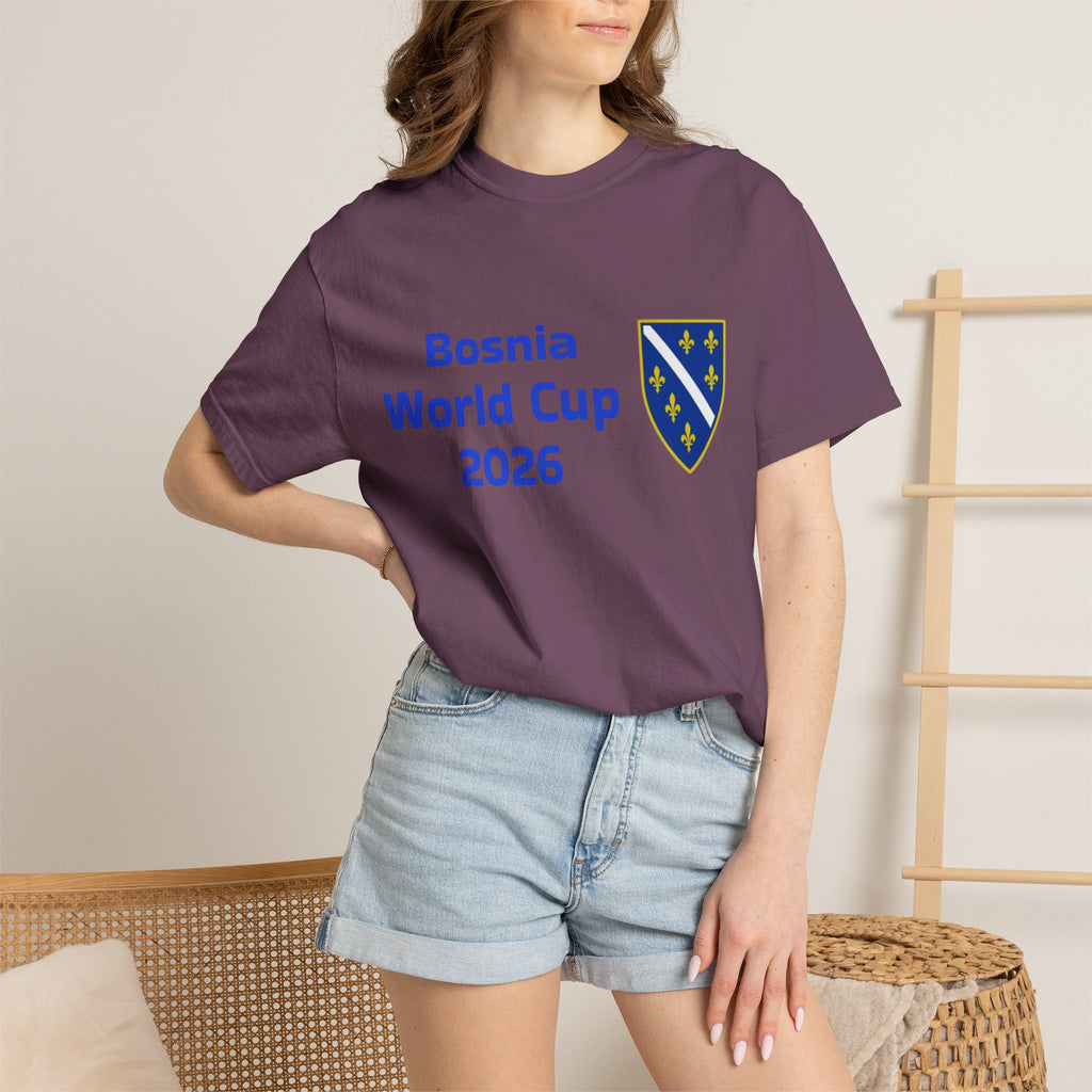 Bosnia World Cup 2026 T-Shirt — Bosnia Crest Soccer Fan Tee