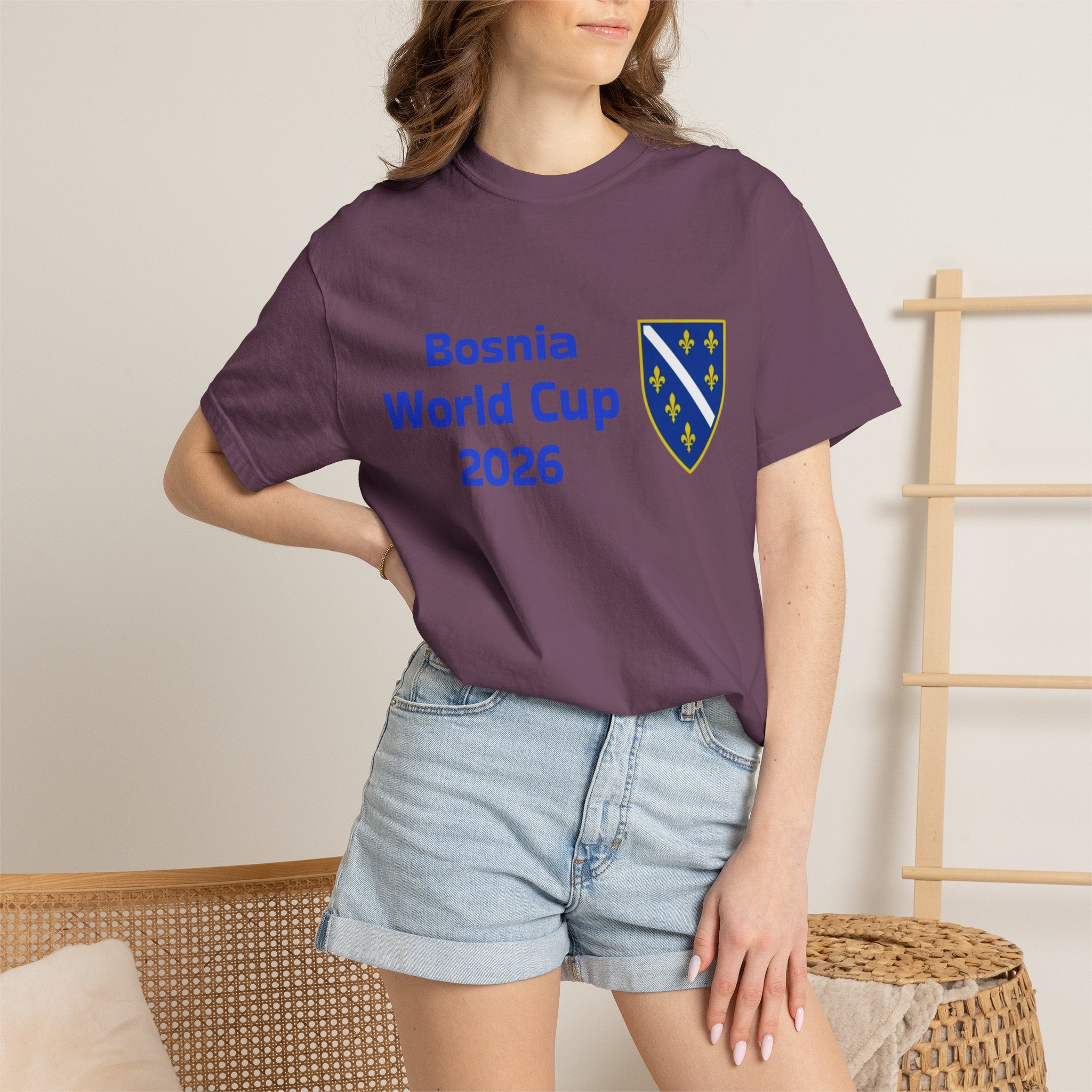 Bosnia World Cup 2026 T-Shirt — Bosnia Crest Soccer Fan Tee