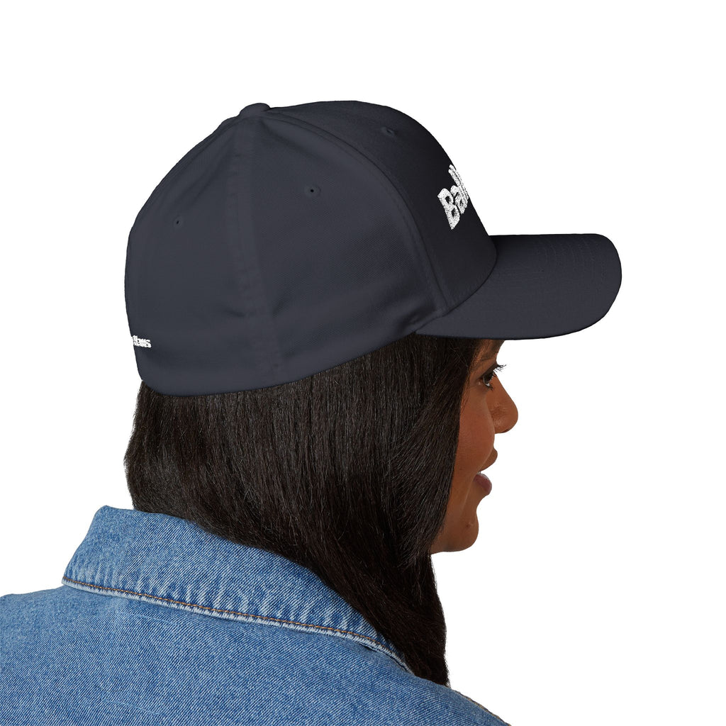 Balkan Haus Embroidered Cap — Minimal White Structured Hat