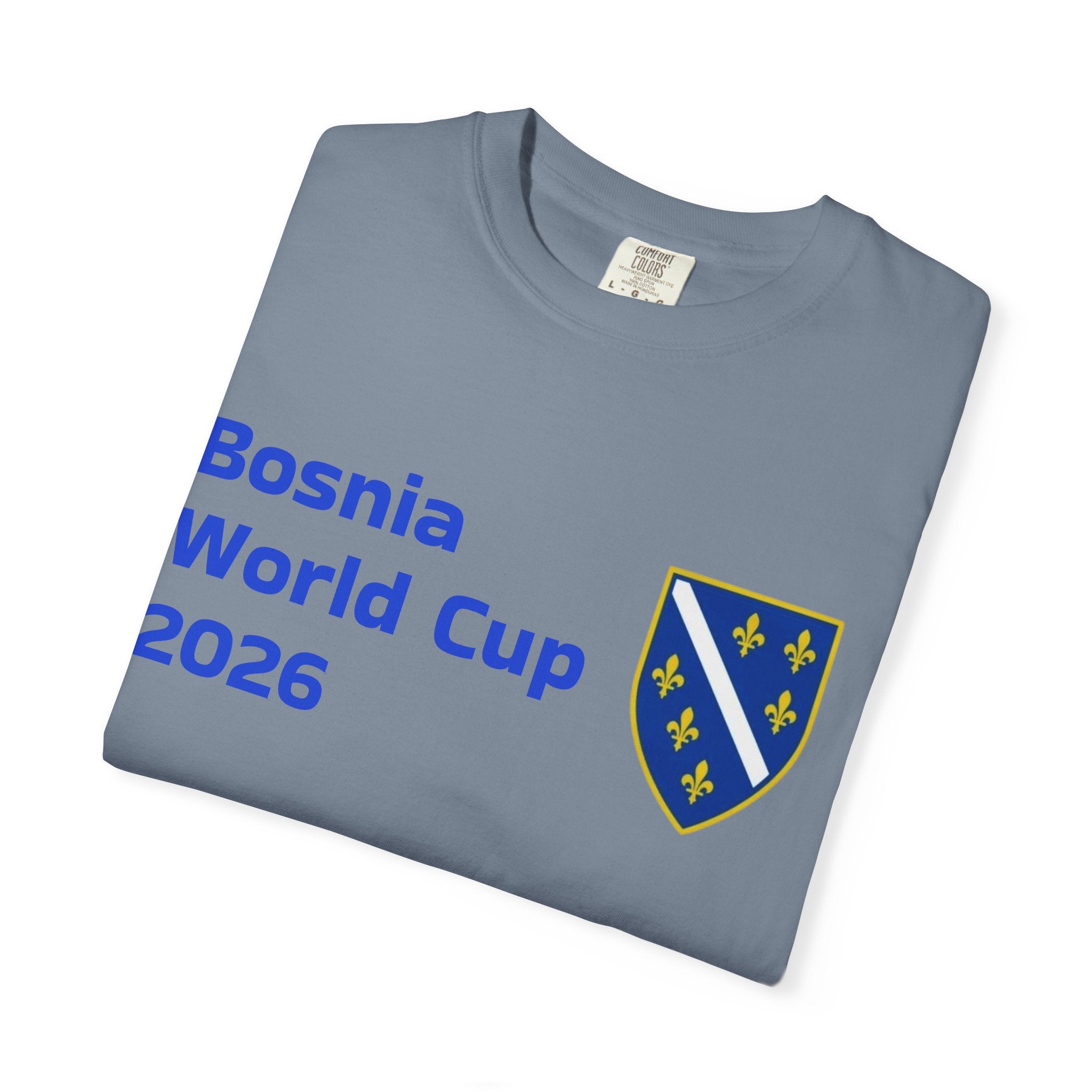 Bosnia World Cup 2026 T-Shirt — Bosnia Crest Soccer Fan Tee