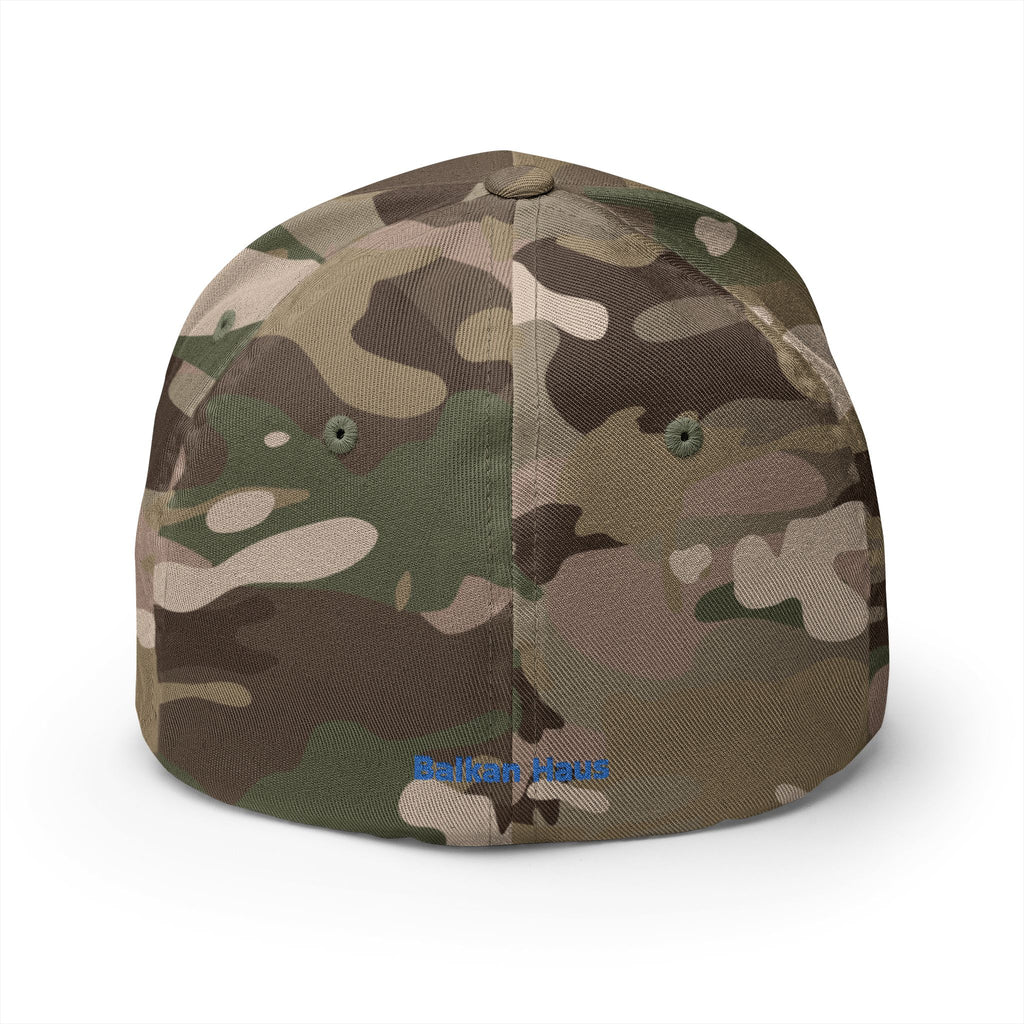 Bosnia Flag Embroidered Cap — Balkan Haus Closed‑Back Baseball Hat